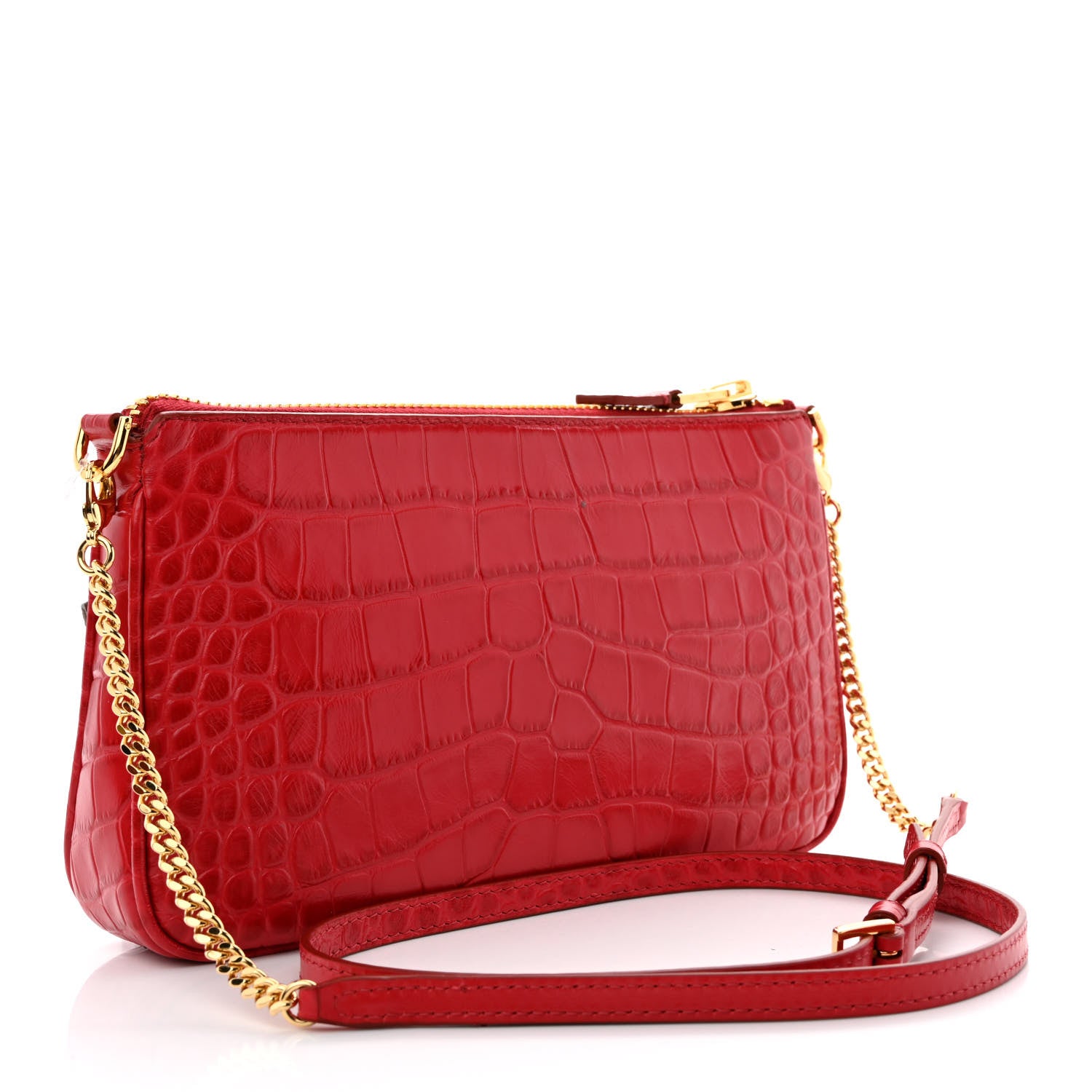 Tom Ford Crocodile Embossed Calfskin TF Mini Bag 3 of 11