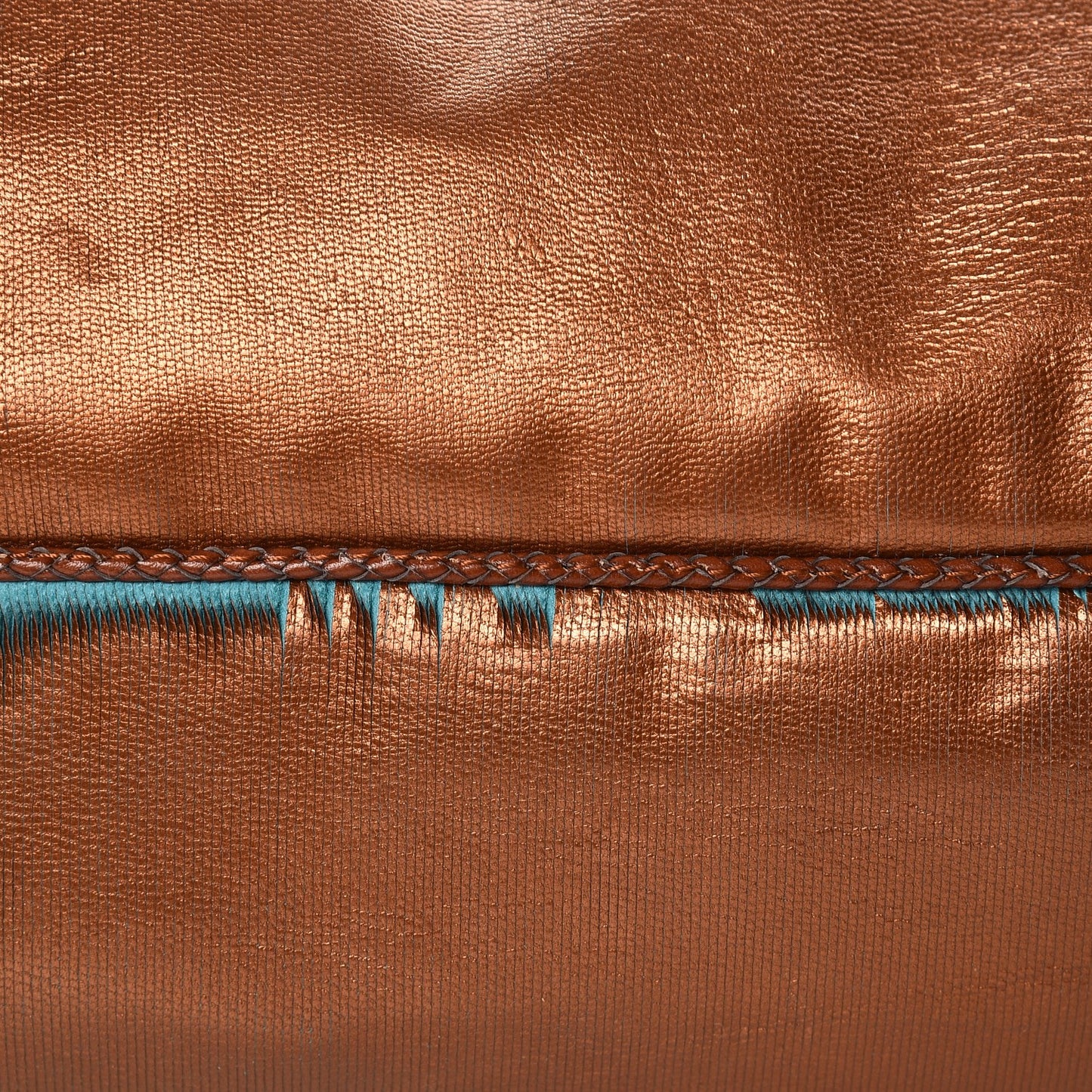 Nappa Fortuny Hologram Spy Tobacco Oro Ambrato