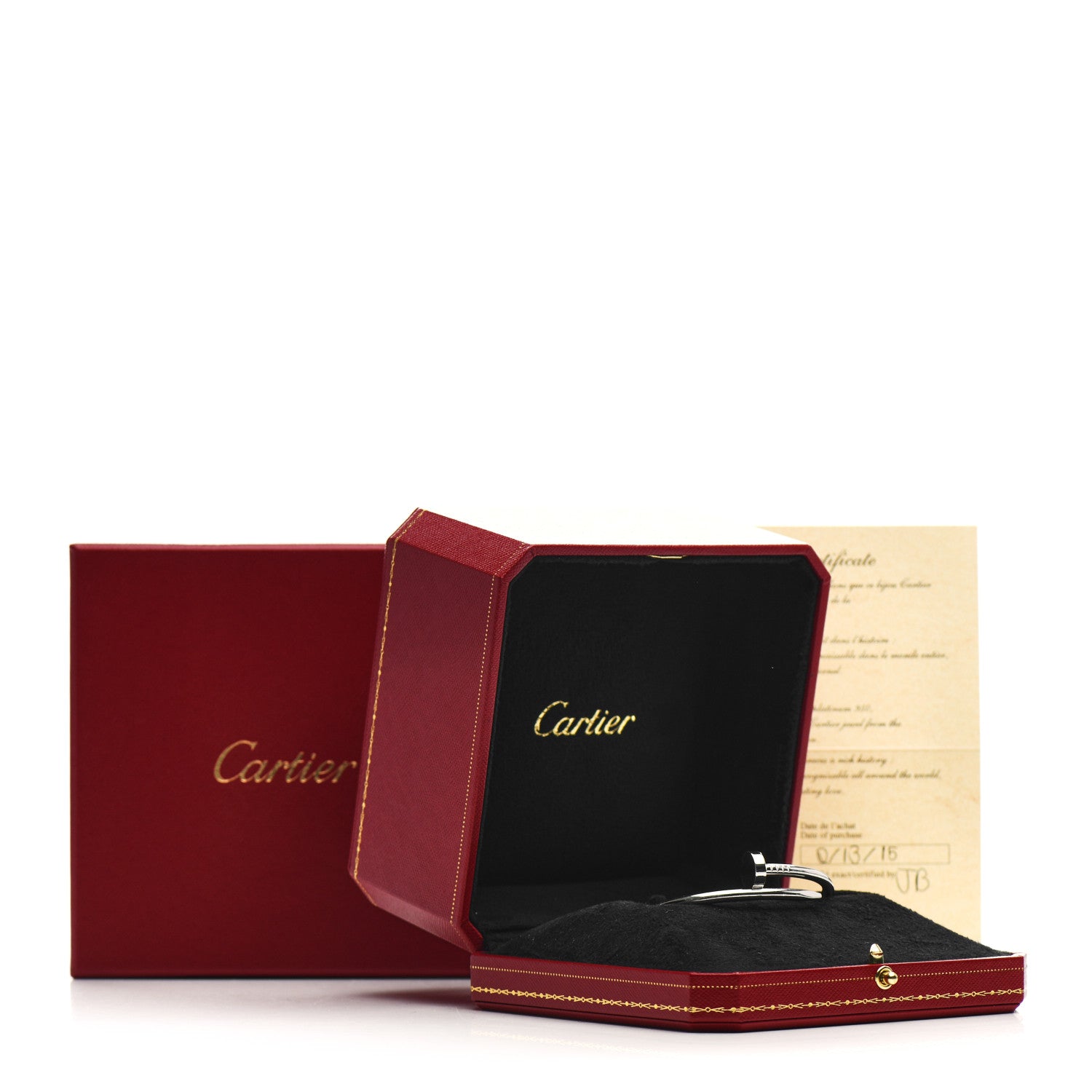 Cartier 18K White Gold Juste Un Clou Bracelet 16 5 of 5