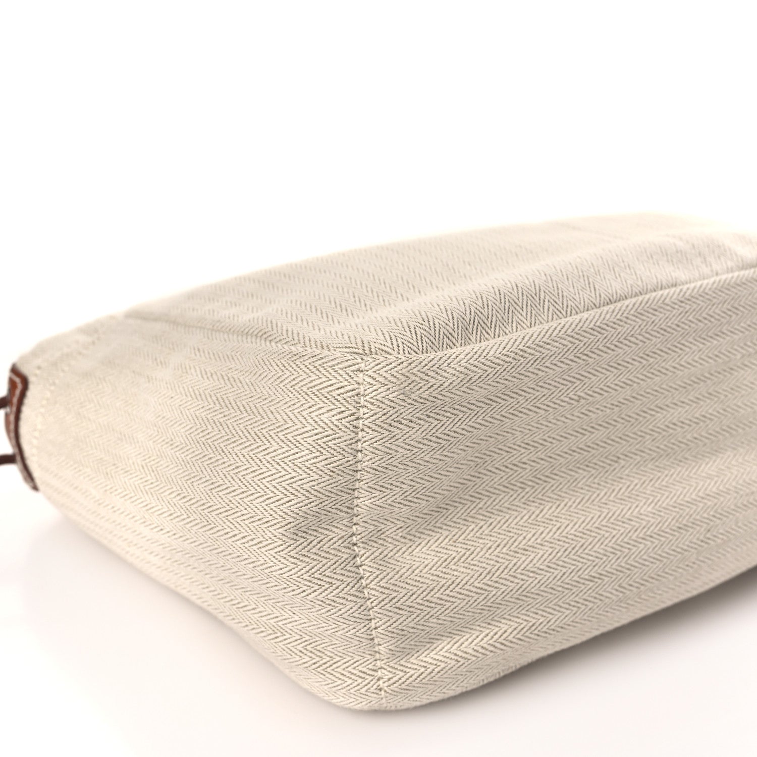 Hermes Canvas Barenia Fourbi 25 MM Pouch Naturel Fauve 8 of 9