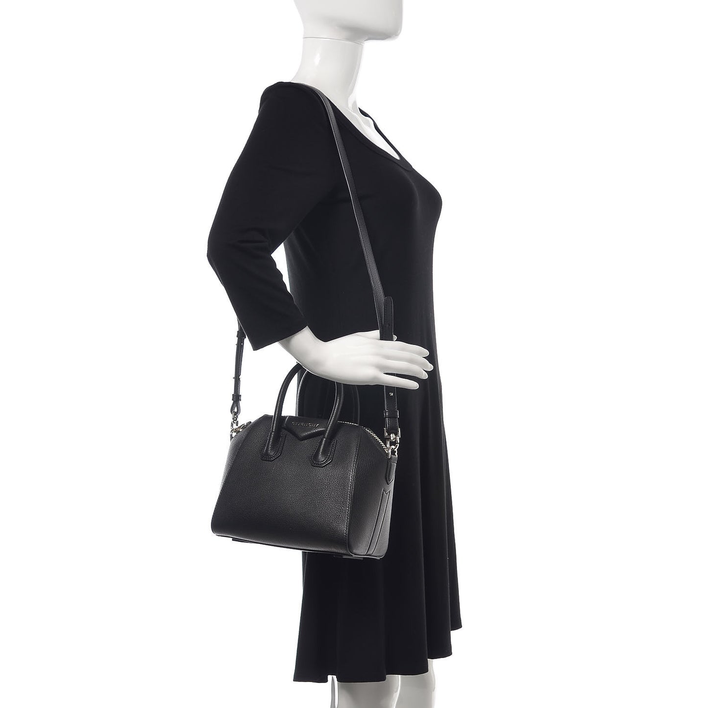 Sugar Goatskin Mini Antigona Black