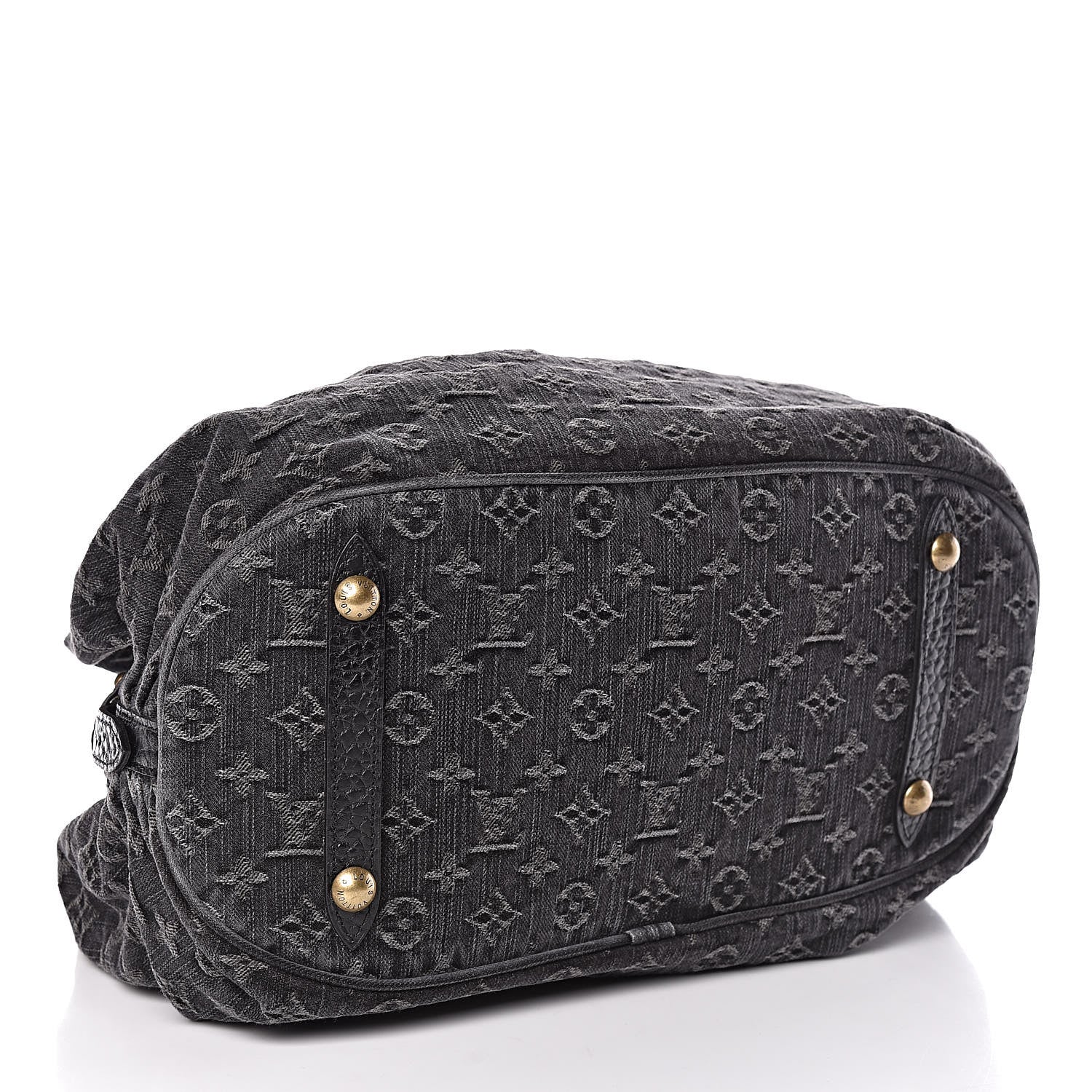 Louis Vuitton Denim Mahina XL Black 4 of 9