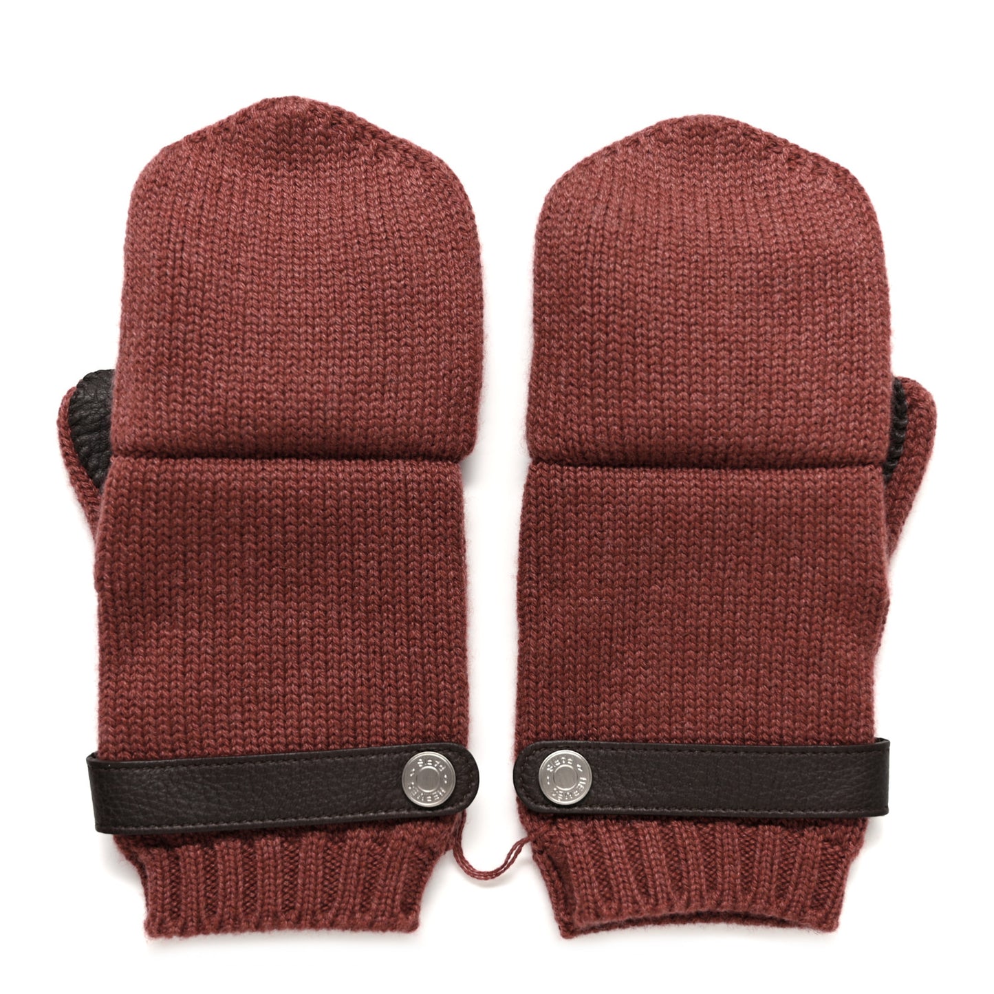 Cashmere Deerskin Baltimore Gloves M Rouge H Ebene