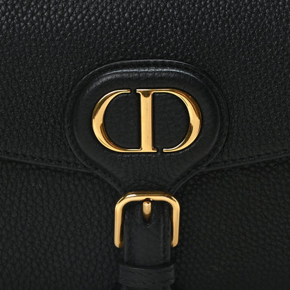 Christian Dior Grained Calfskin Medium Bobby Flap Black 7 of 9