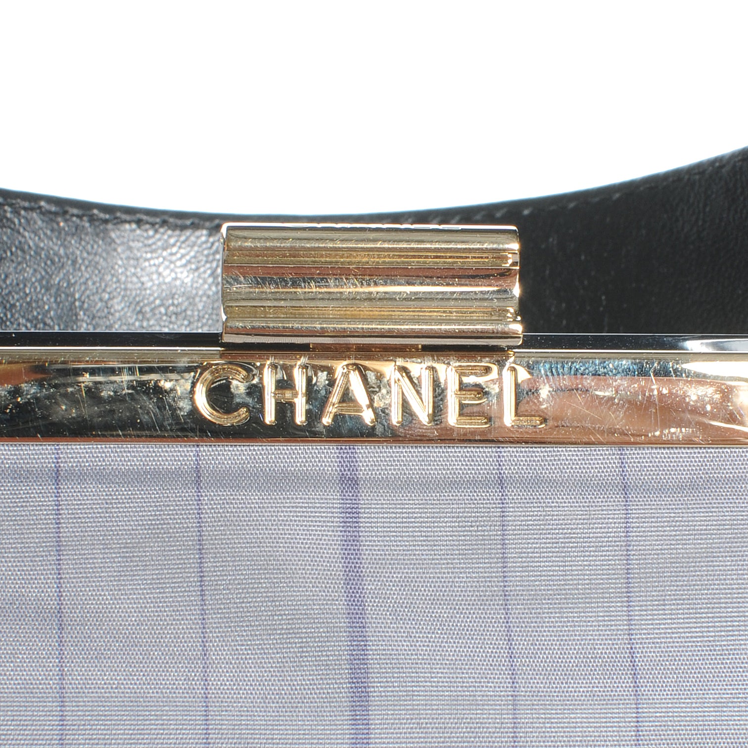 Chanel Patent Quilted Mademoiselle Frame Bag Black 8 of 9