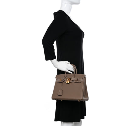 Hermes Togo Birkin 25 Etoupe 2 of 11