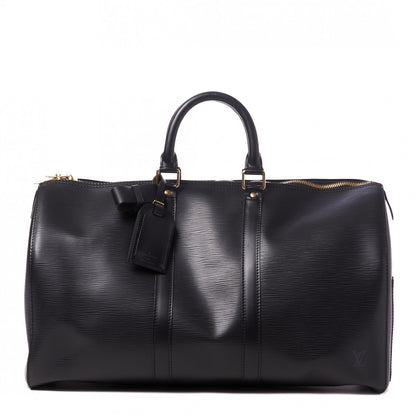 Louis Vuitton Epi Keepall 45 Black 1 of 8