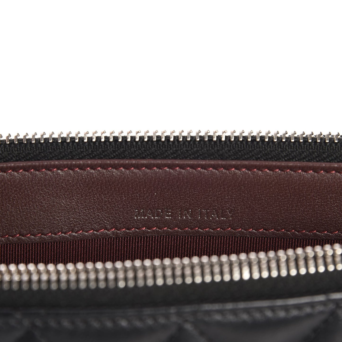 Lambskin Quilted Small Clutch With Chain Black