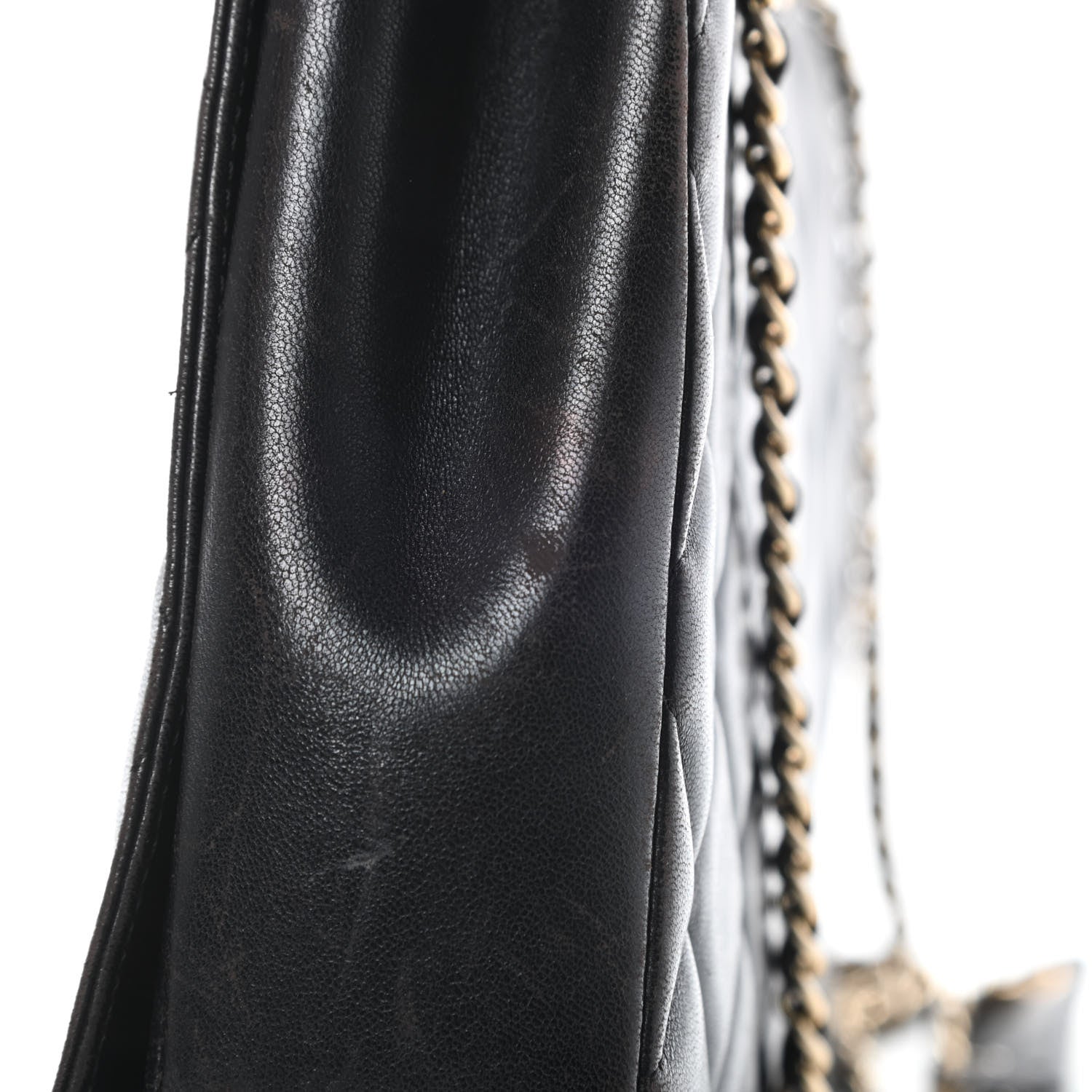 Chanel Lambskin Quilted Medium Diamond CC Flap Black 19 of 19