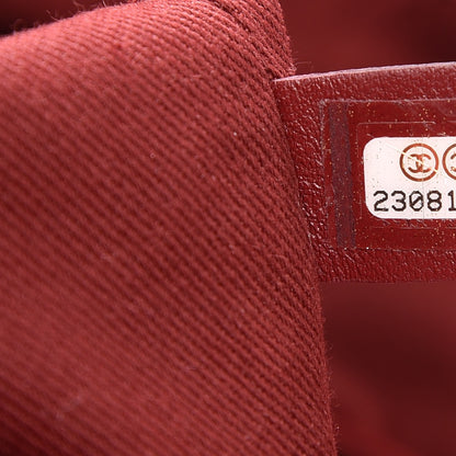 Chanel Canvas Large Deauville Tote Red 7 of 10