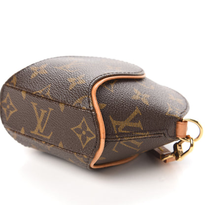 Louis Vuitton Monogram Mini Ellipse Wristlet Clutch 7 of 10