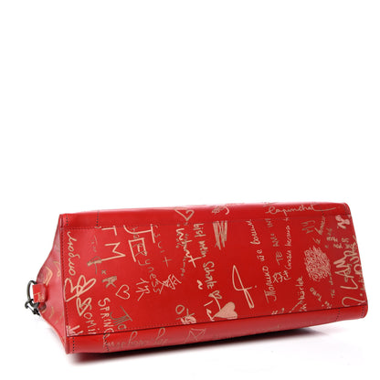 Balenciaga Calfskin Love Perforated Blackout Hardware City Rouge Profond 4 of 16