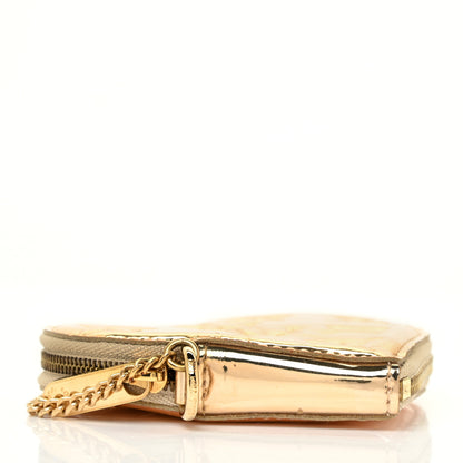 Louis Vuitton Monogram Miroir Heart Coin Purse Gold 4 of 9