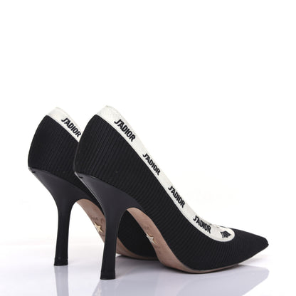 Christian Dior Fabric J'Adior Ribbon Pumps 37 Black 5 of 12