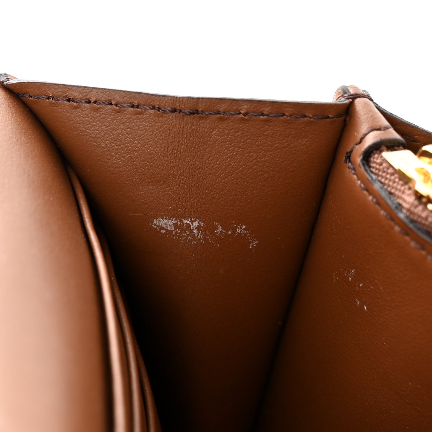 Derby Calfskin House Check Henley Wallet On Chain Tan