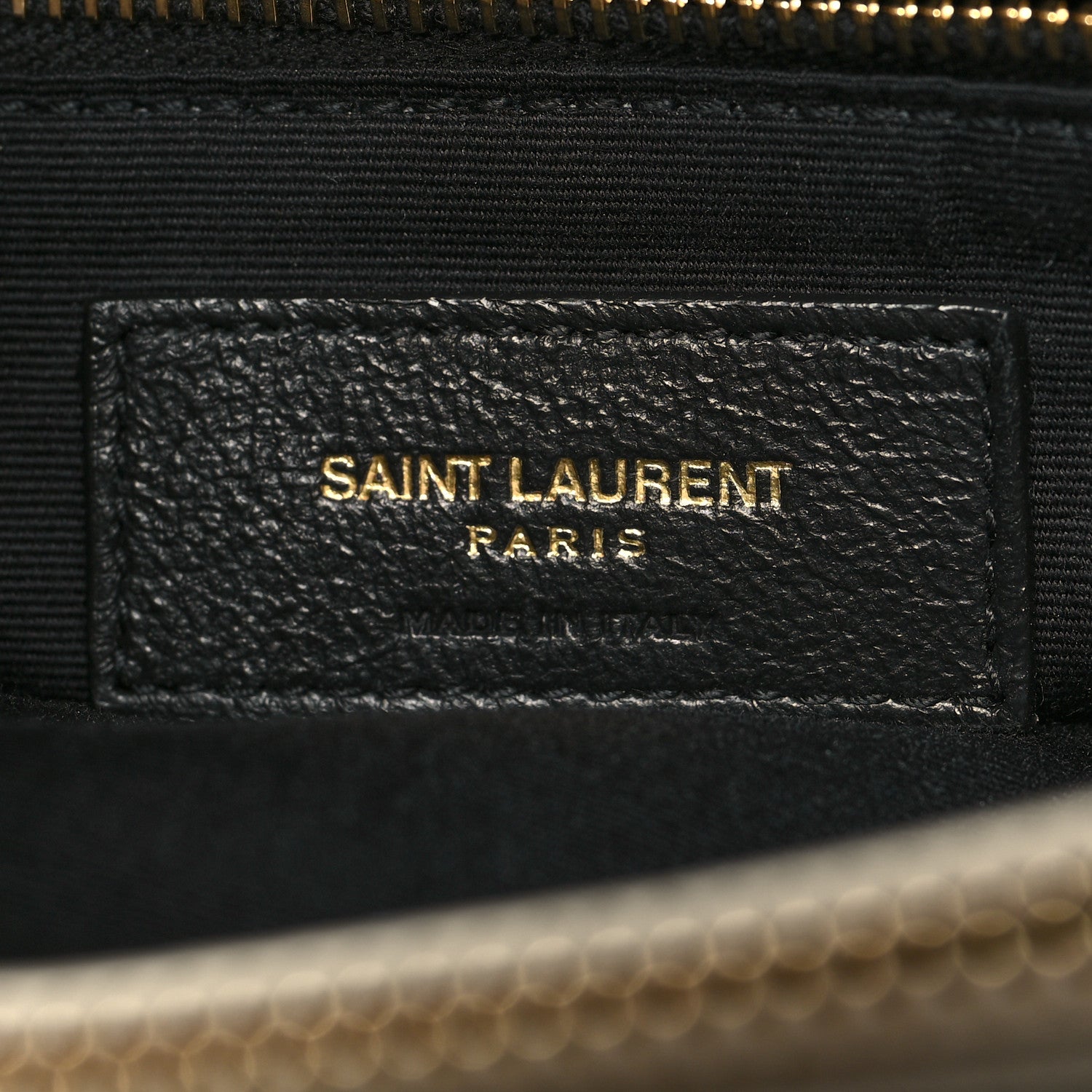 Saint Laurent Calfskin Y Quilted Monogram Medium Loulou Chain Satchel Crema Soft 7 of 12
