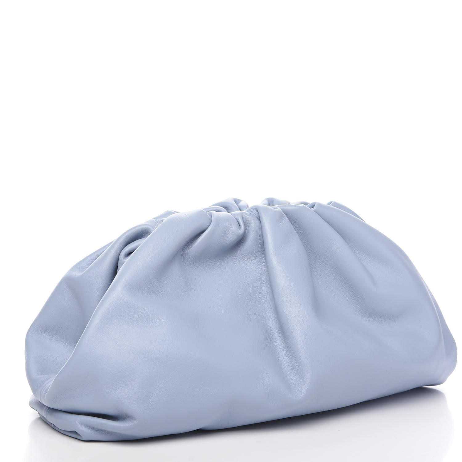 Bottega Veneta Smooth Butter Calf The Pouch Oversized Clutch Ice 2 of 9