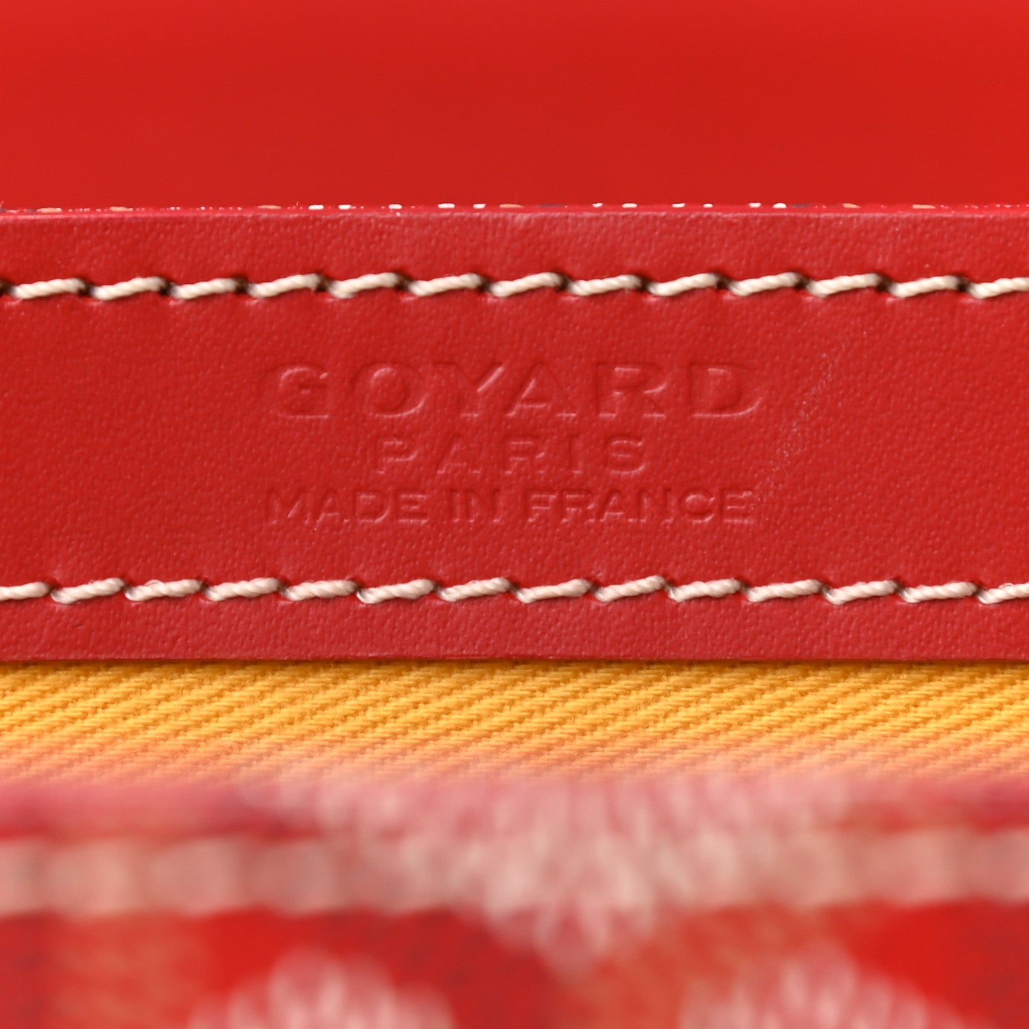 Goyard Goyardine Saigon PM Red 6 of 9
