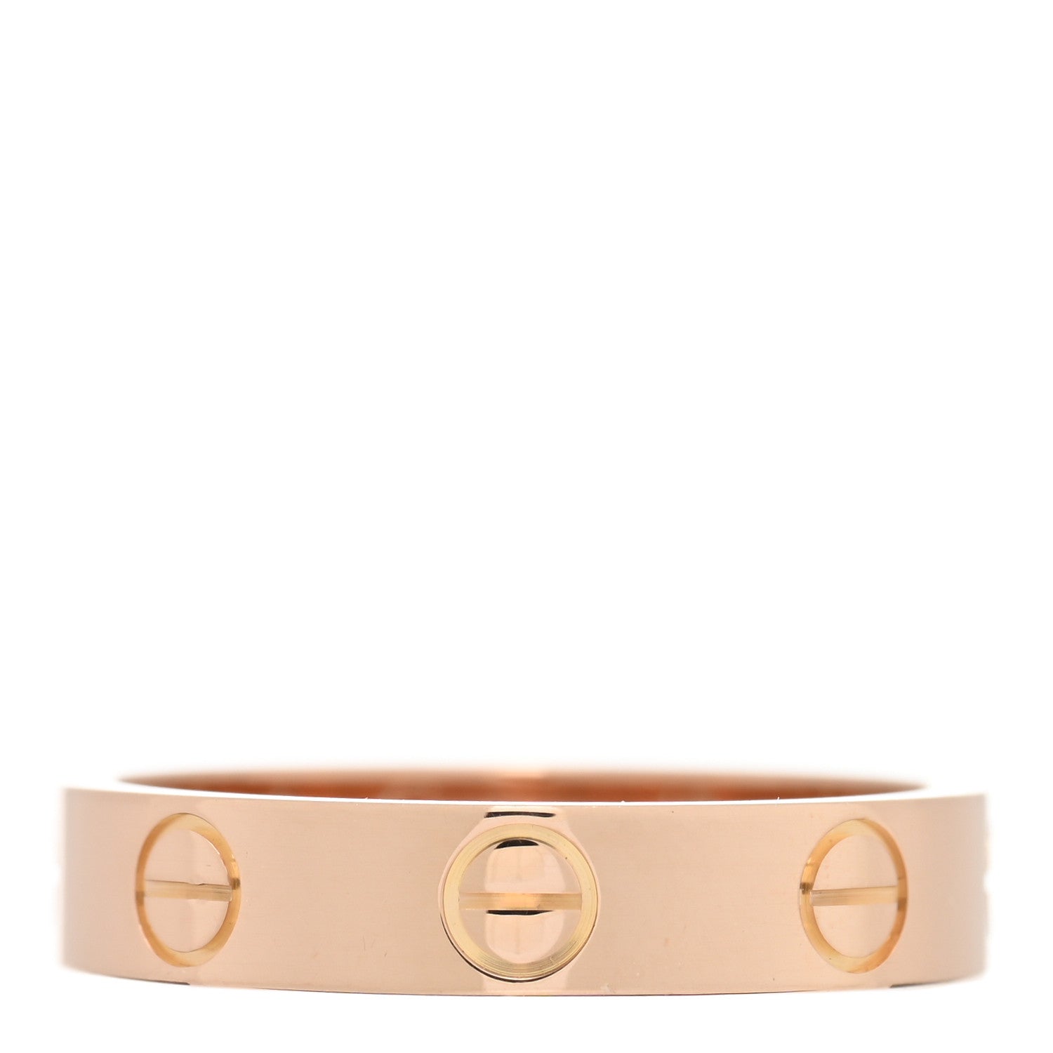 Cartier 18K Pink Gold 3.5mm LOVE Wedding Band Ring 49 5 1 of 4