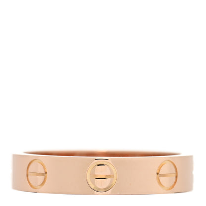 Cartier 18K Pink Gold 3.5mm LOVE Wedding Band Ring 49 5 1 of 4