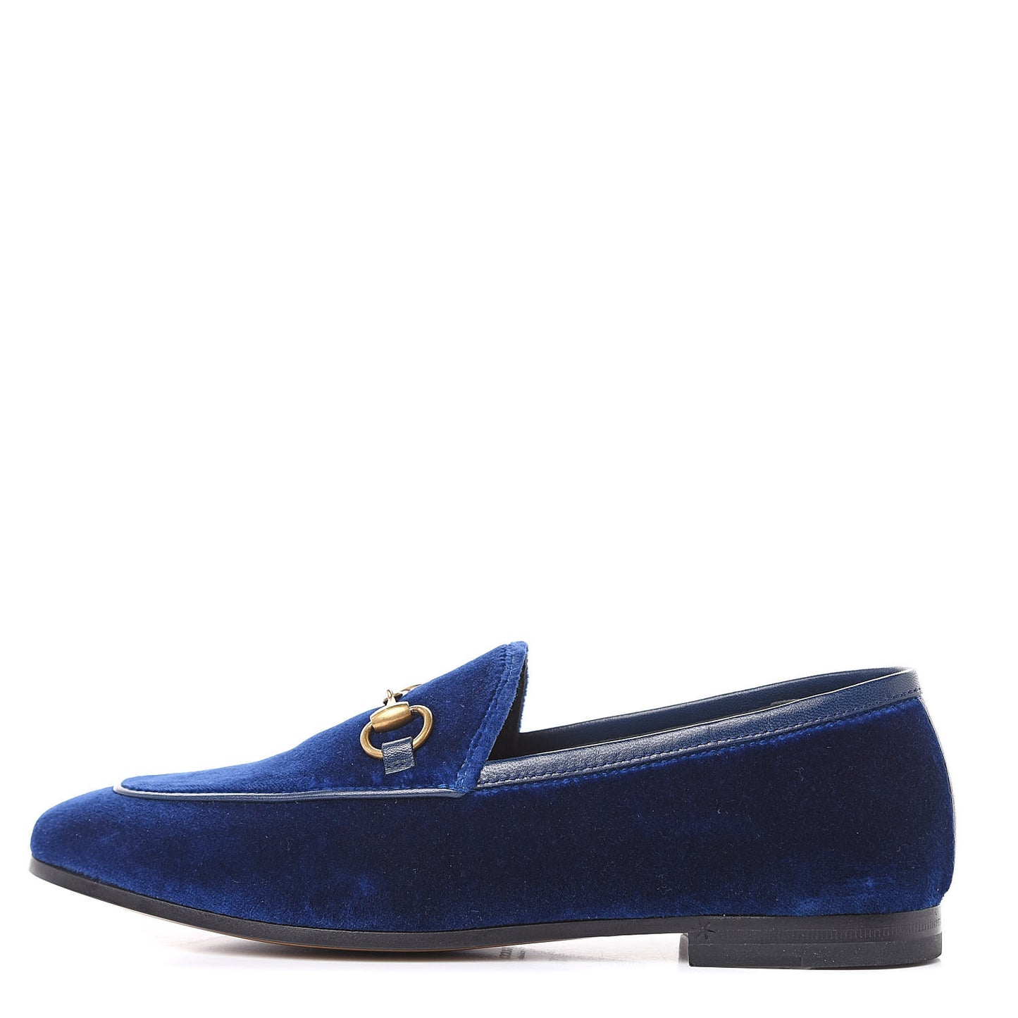Velvet Horsebit Womens Jordaan Loafers 35 Blue Cobalt
