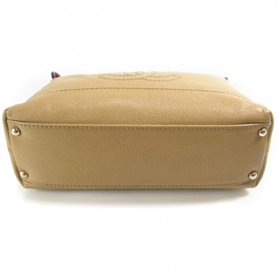 Chanel Caviar CC Wood Chain Hobo 4 of 11
