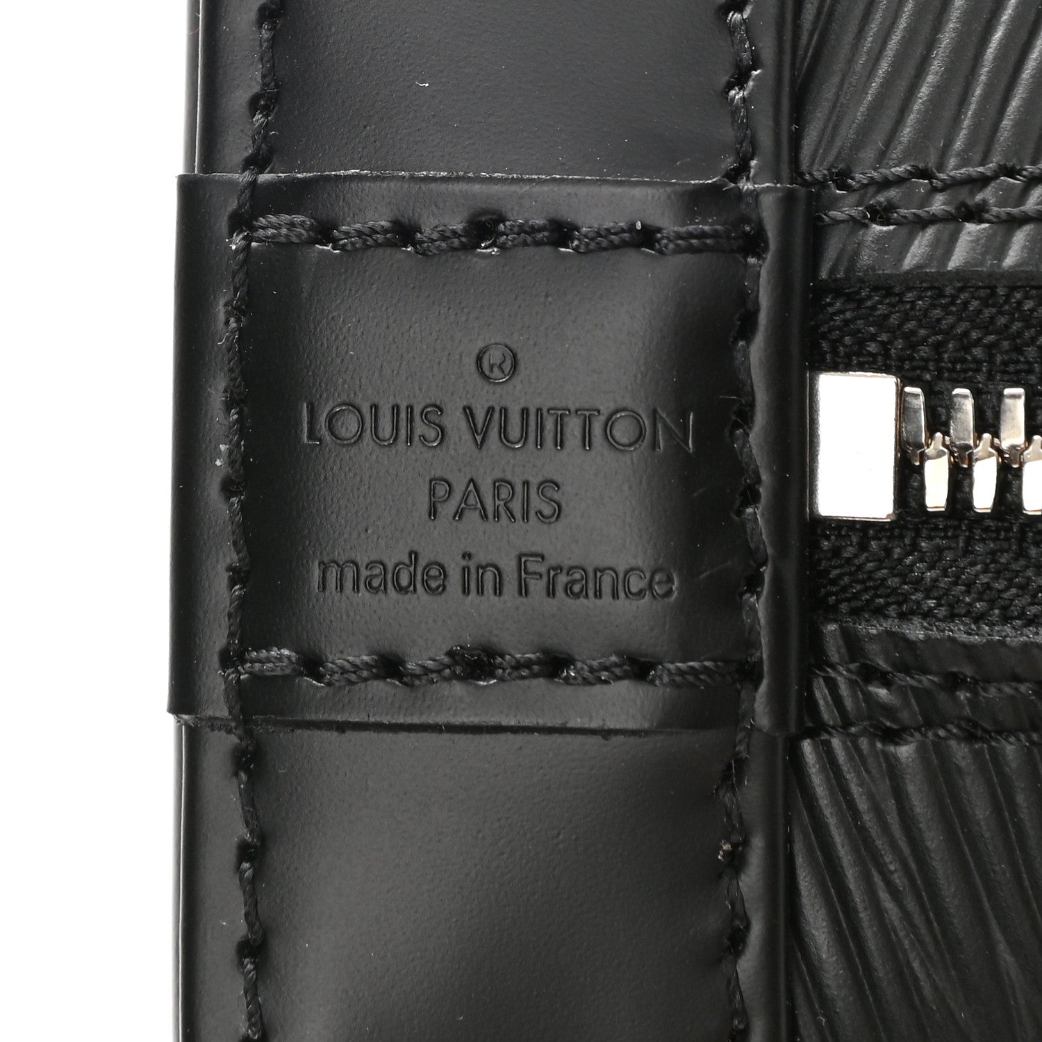 Louis Vuitton Epi Alma BB Black 6 of 7