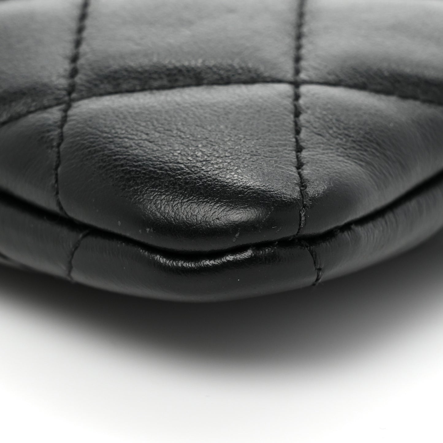 Lambskin Quilted Crossbody Black