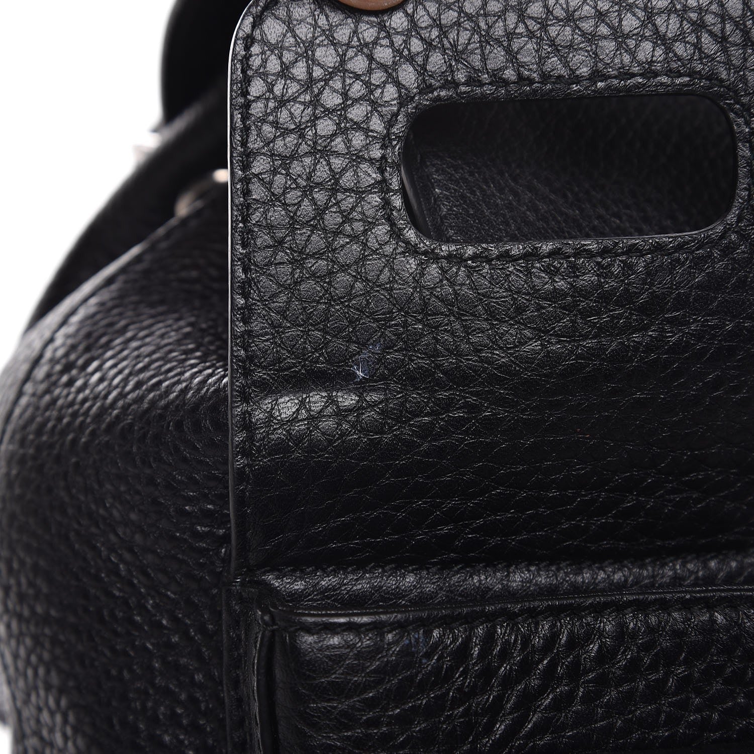 Gucci Cellarius Calfskin Medium Bamboo Backpack Black 9 of 14