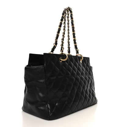 Chanel Caviar Quilted Grand Timeless Shopping Tote GTT Black 3 of 12