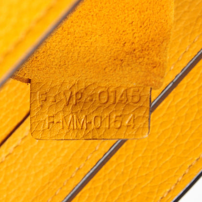 Celine Drummed Calfskin Micro Luggage Ocre 8 of 8