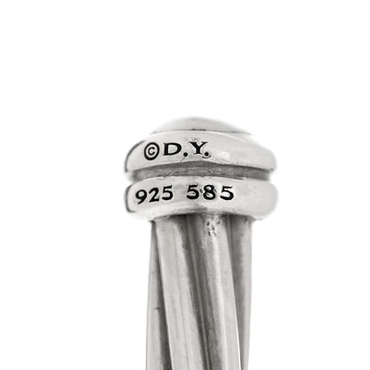 David Yurman Sterling Silver 14K Yellow Gold DY Whispers Te Amo Bracelet 3 of 3