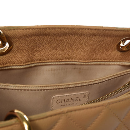 Chanel Caviar Quilted Grand Shopping Tote GST Beige 9 of 14
