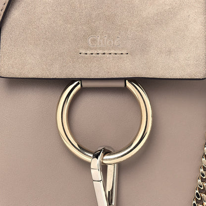 Chloe Suede Calfskin Mini Faye Bracelet Bag Motty Grey 8 of 12