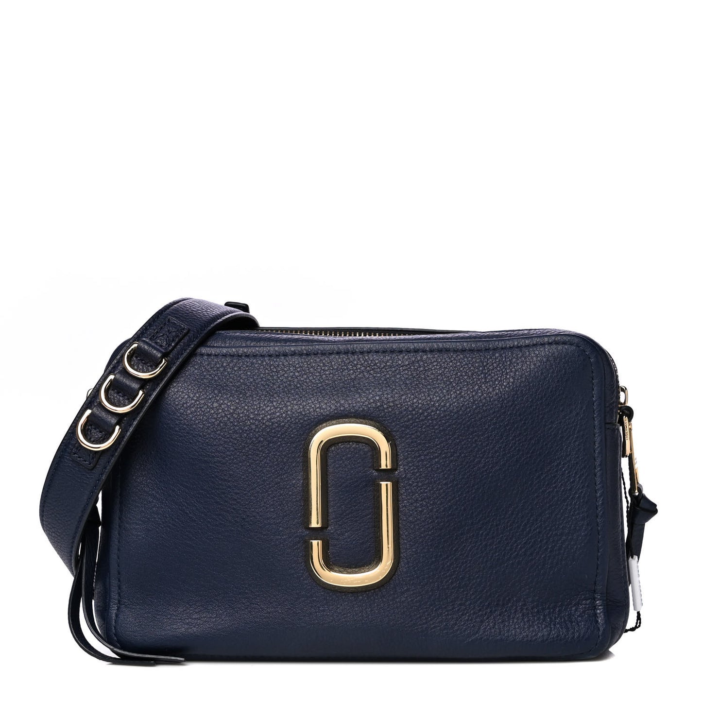 Supple Natural Grain Calfskin The Softshot 27 Bag Navy