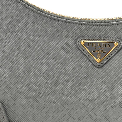 Prada Saffiano Re-Edition 2005 Shoulder Bag Ardesia 7 of 9