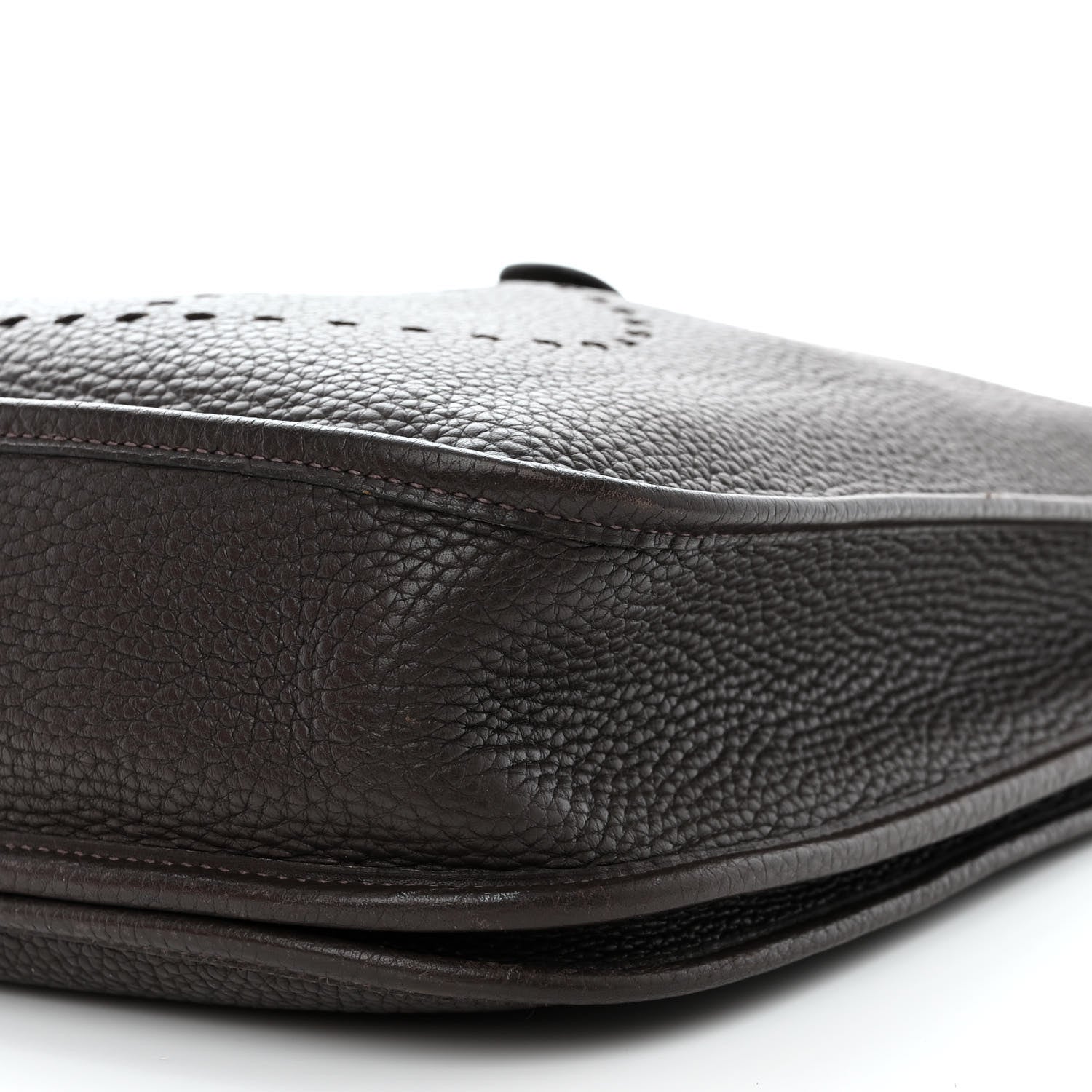 Hermes Taurillon Clemence Evelyne III PM Chocolate 10 of 10
