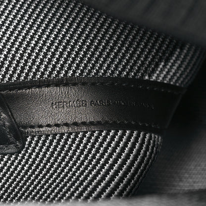 Hermes Technical Mesh Hunter Calfskin Etriviere Dynamo Shoulder Bag MM Black 6 of 9