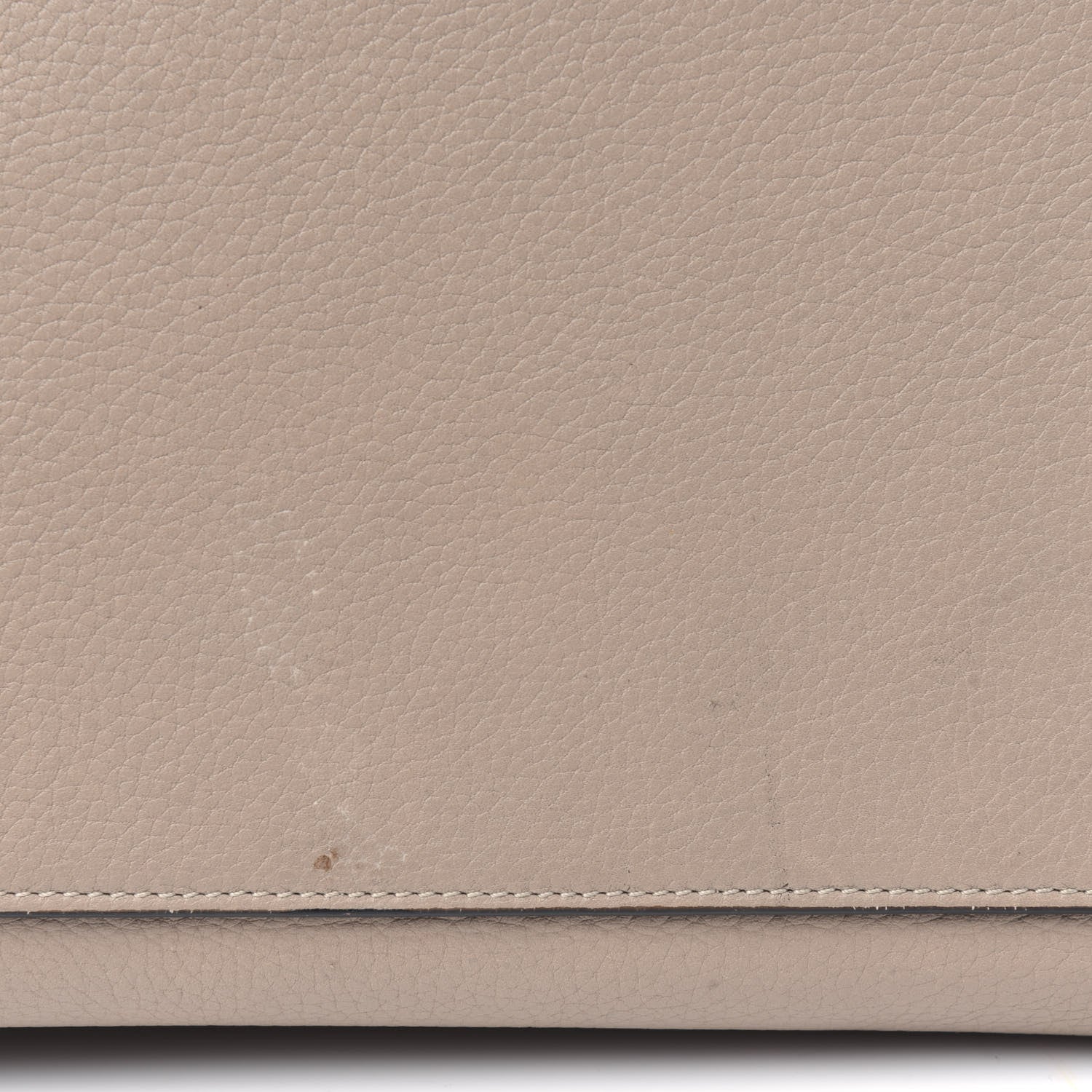 Celine Drummed Calfskin Suede Small Trapeze Dune 17 of 20
