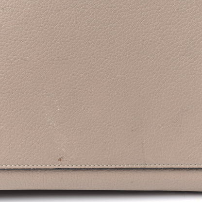 Celine Drummed Calfskin Suede Small Trapeze Dune 17 of 20