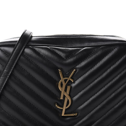 Saint Laurent Calfskin Matelasse Monogram Lou Camera Bag Black 10 of 10