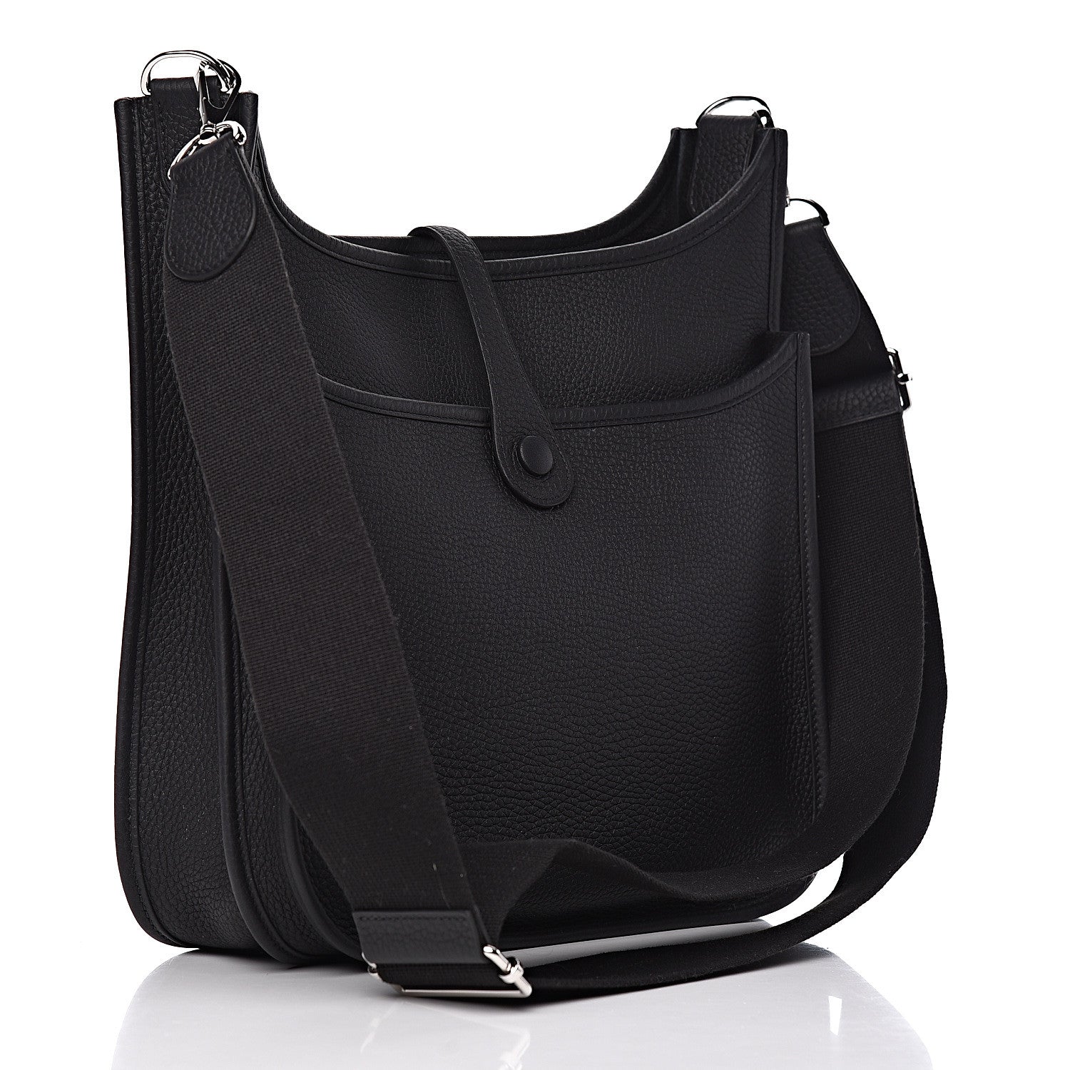 Hermes Taurillon Clemence Evelyne III PM Black 3 of 10