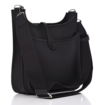Hermes Taurillon Clemence Evelyne III PM Black 3 of 10