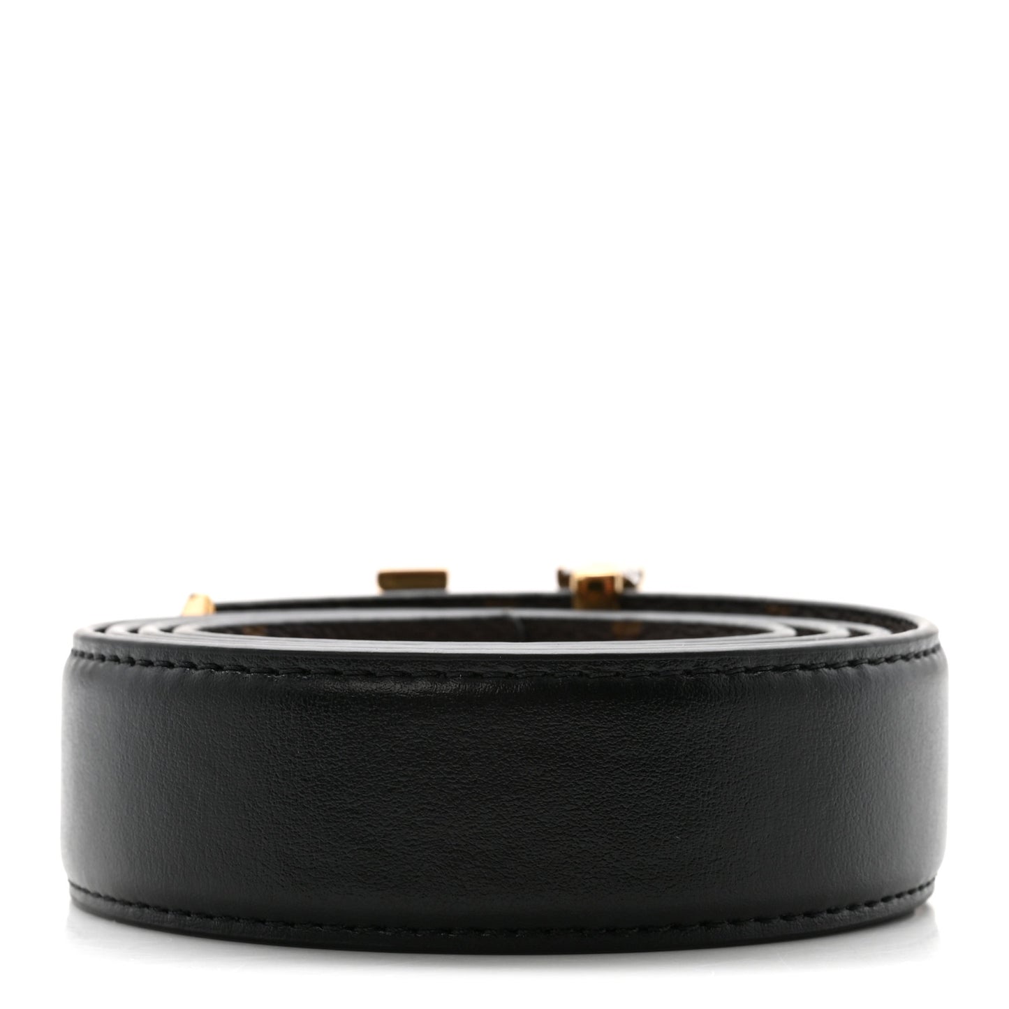 Calfskin Monogram 30mm Pretty LV Reversible Belt 90 36 Black