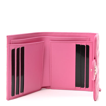 Chanel Caviar Quilted Compact Flap Wallet Pink 5 of 7