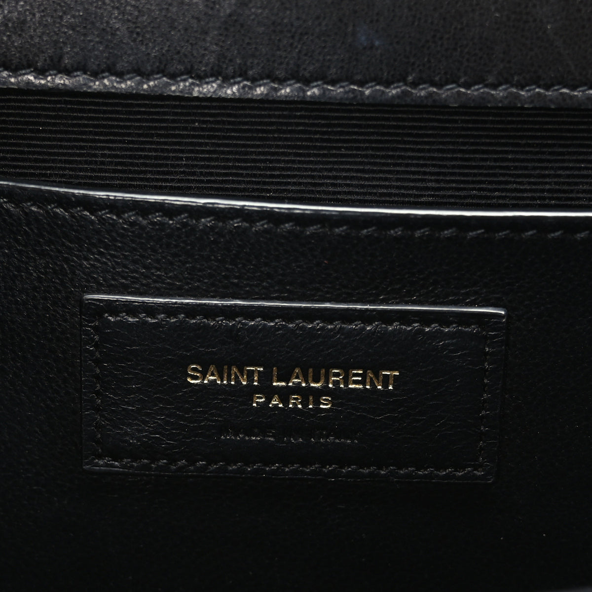 Lambskin Mixed Matelasse Triquilt Medium Monogram Satchel Black