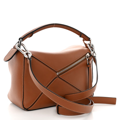 Loewe Calfskin Small Puzzle Bag Tan 3 of 10