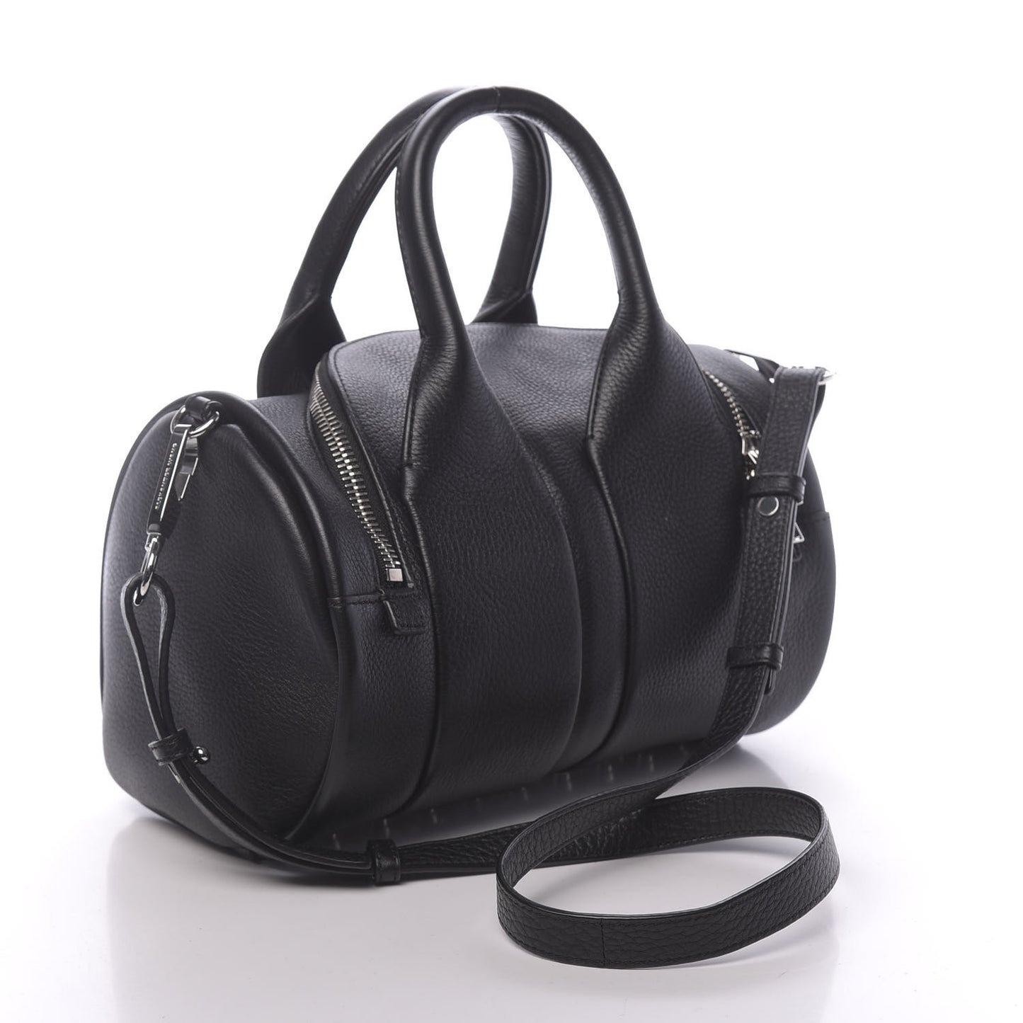 Pebbled Calfskin Rockie Black Rhodium Hardware