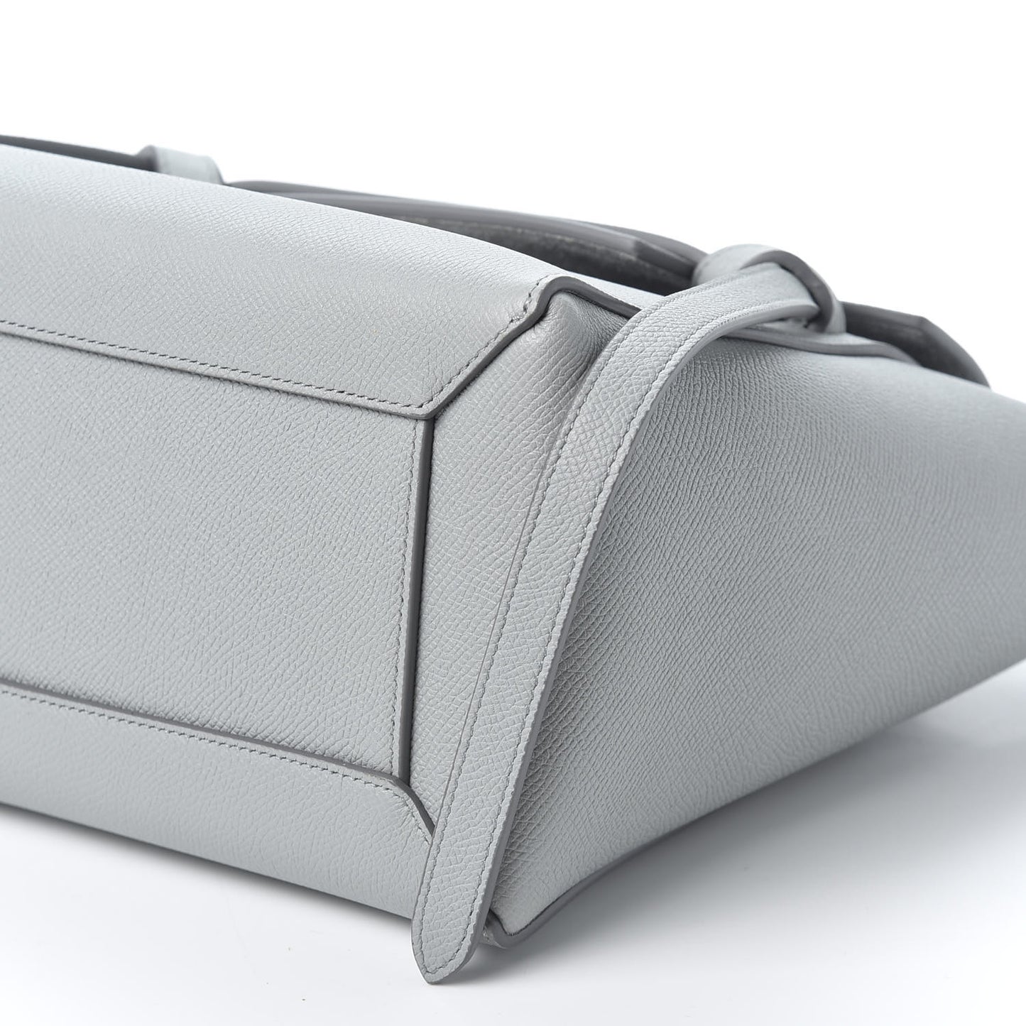 Grained Calfskin Micro Belt Bag Cloud