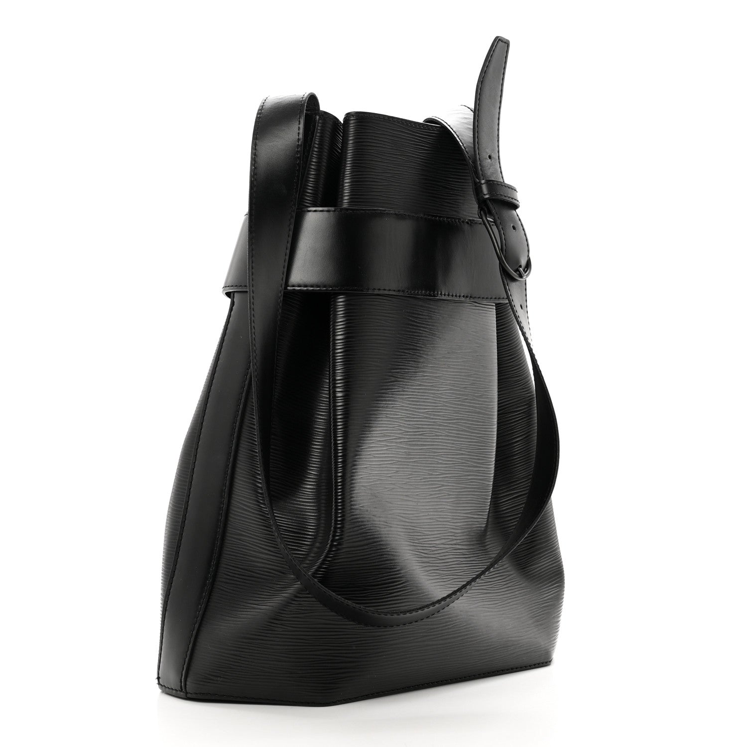 Louis Vuitton Epi Sac D'Epaule GM Black 3 of 10